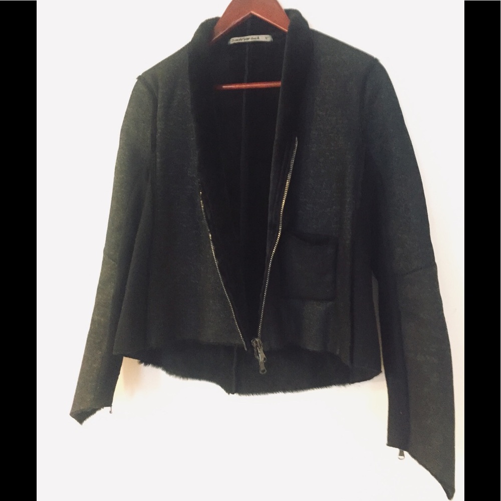 Transit Leather Shearling Jacket - image 4